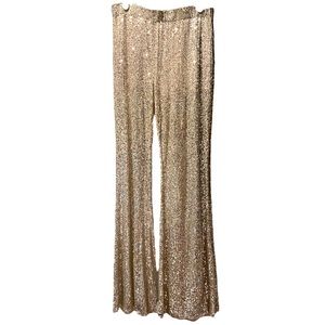 Women’s L Forever 21 Sequin Flare Pants